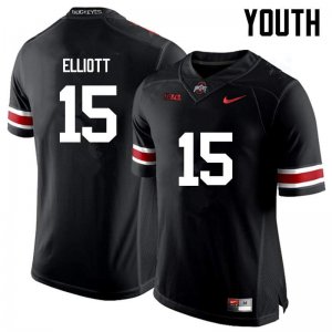 NCAA Ohio State Buckeyes Youth #15 Ezekiel Elliott Black Nike Football College Jersey OBT3145WX